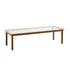 Kofi Coffee Table Walnut Base / 140x50cm